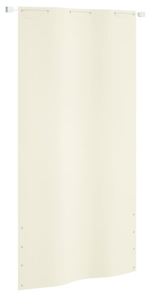 VidaXL Balkonski zastor krem 120 x 240 cm od tkanine Oxford