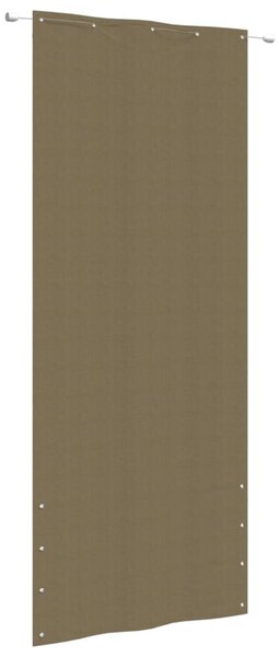 VidaXL Balkonski zastor smeđe-sivi 100 x 240 cm od tkanine Oxford