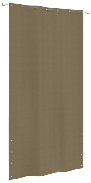VidaXL Balkonski zastor smeđe-sivi 140 x 240 cm od tkanine Oxford