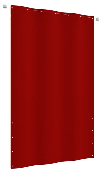 VidaXL Balkonski zastor crveni 140 x 240 cm od tkanine Oxford