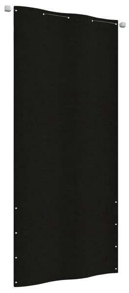 VidaXL Balkonski zastor crni 100 x 240 cm od tkanine Oxford