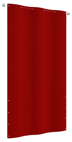 VidaXL Balkonski zastor crveni 120 x 240 cm od tkanine Oxford