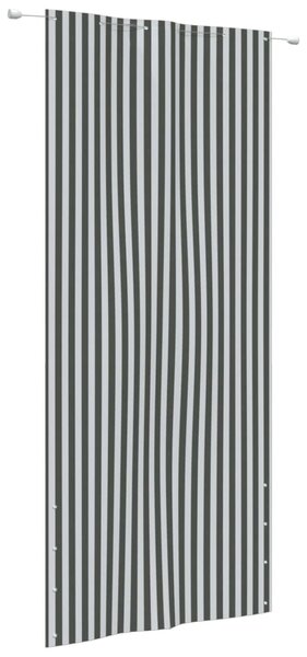 VidaXL Balkonski zastor antracit-bijeli 120 x 240 cm od tkanine Oxford