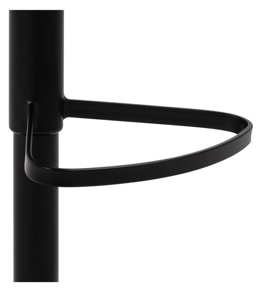 Crna/siva barska stolica podesive visine (visine sjedala 55 cm) Patricia – Actona