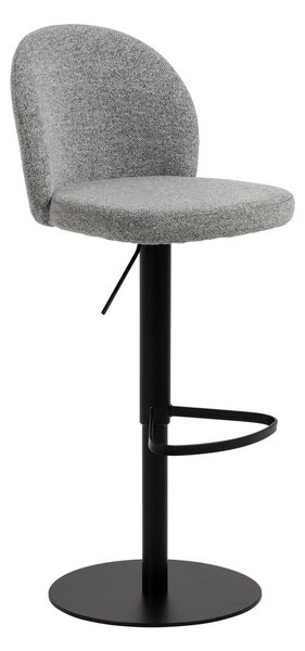 Crna/siva barska stolica podesive visine (visine sjedala 55 cm) Patricia – Actona