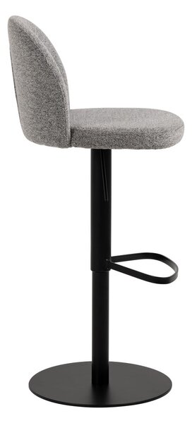 Crna/siva barska stolica podesive visine (visine sjedala 55 cm) Patricia – Actona