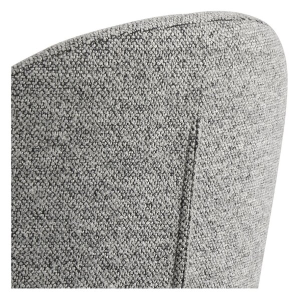 Crna/siva barska stolica podesive visine (visine sjedala 55 cm) Patricia – Actona