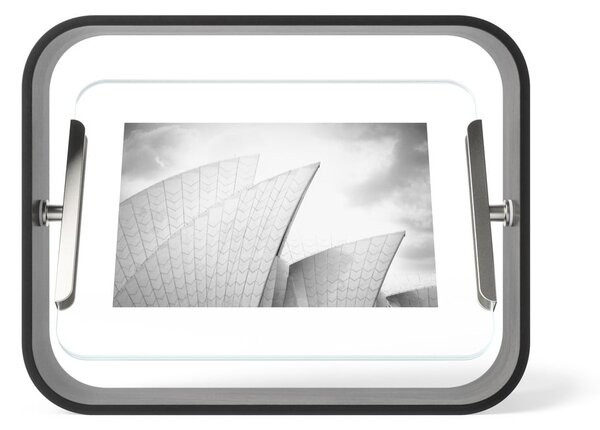 Crni drveni stojeći okvir 19x24 cm Bellwood – Umbra
