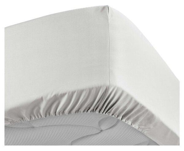 Bijela plahta s gumom od pamučnog perkala 180x200 cm Percaline – douceur d'intérieur