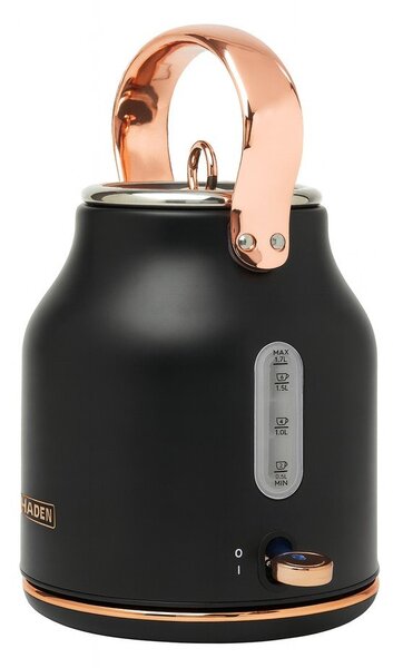 Crno kuhalo za vodu 1,7 l Heritage – Haden
