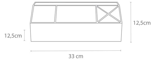 Kartonski uredski organizator za dopisnice Elisa – Bigso Box of Sweden