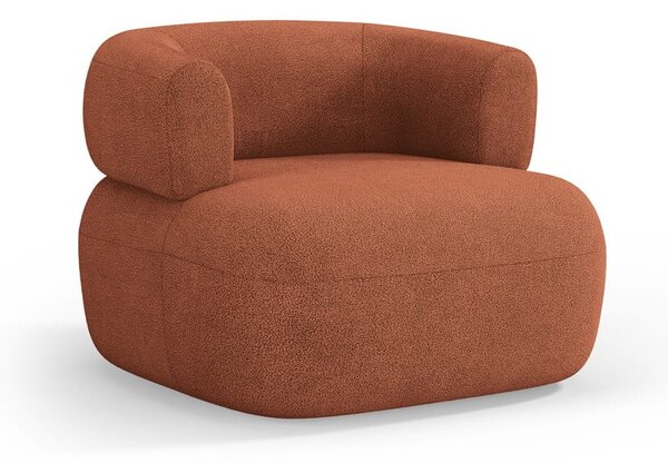 Ciglasta fotelja od bouclé tkanine Jenny – Micadoni Home