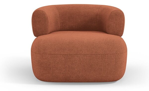 Ciglasta fotelja od bouclé tkanine Jenny – Micadoni Home