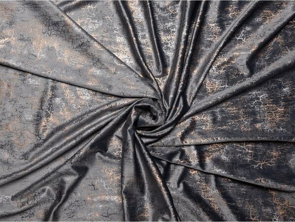 Antracitno siva zavjesa 140x260 cm Lhasa – Mendola Fabrics