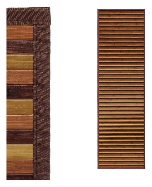 Senf žuta/smeđa staza od bambusa 60x200 cm – Casa Selección