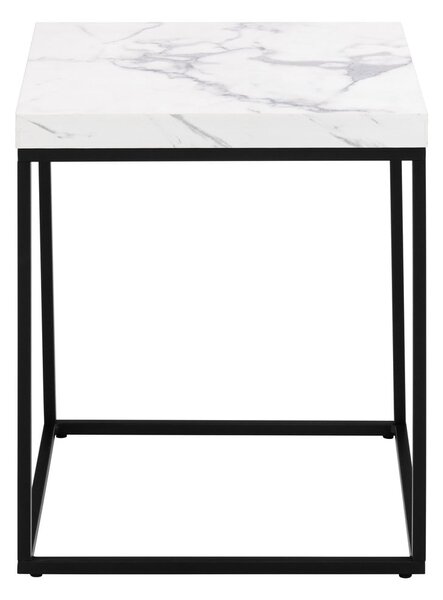 Pomoćni stol s pločom stola u mramornom dekoru 40x40 cm Barossa – Actona