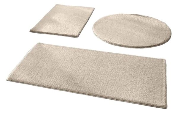 Sivo-bež kupaonske prostirke u setu 3 kom 50x90 cm – Mila Home
