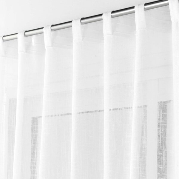 Bijela prozirna zavjesa 140x240 cm Haltona – douceur d'intérieur