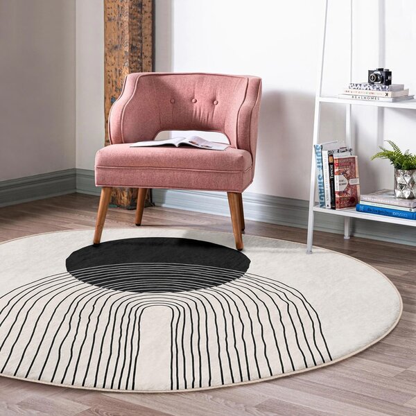 Krem periv okrugao tepih ø 100 cm Comfort – Mila Home