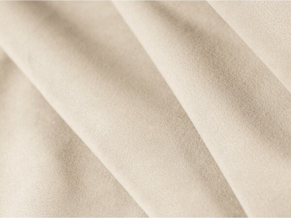 Bež baršunasti sklopiva/s prostorom za odlaganje sofa 247 cm Jodie – Micadoni