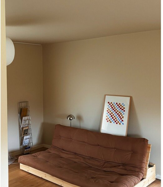 Bež sklopiva sofa 196 cm Base – Karup Design