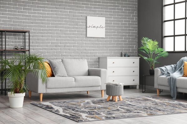 Tamno sivi tepih 80x150 cm Soft – FD
