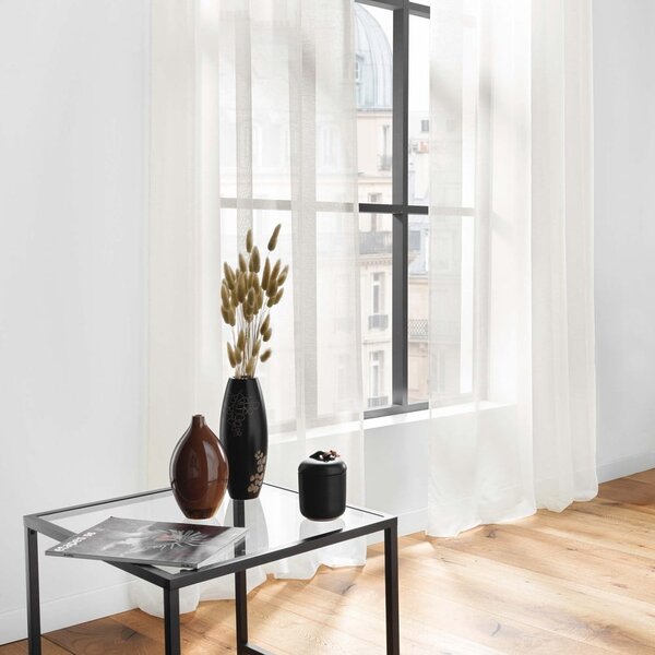 Krem prozirna zavjesa 140x240 cm Lissea – douceur d'intérieur