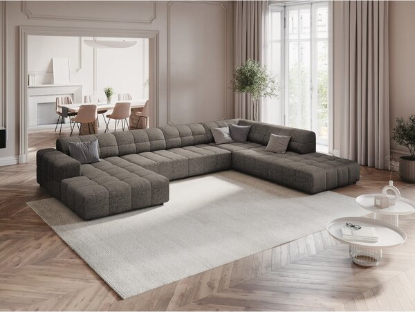 Tamno siva kutna garnitura (s desnim kutom/u obliku slova "U") Chicago – Cosmopolitan Design