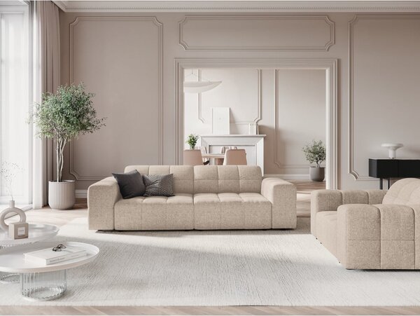 Bež sofa 204 cm Chicago – Cosmopolitan Design