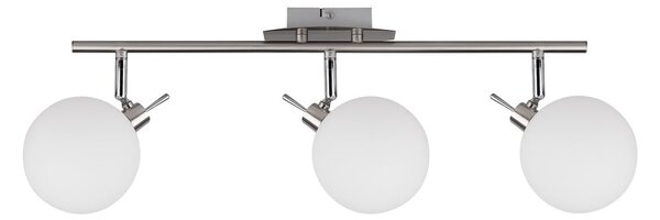 Stropna lampa srebrne boje sa staklenim sjenilom 12x62 cm Ghost - Candellux Lighting