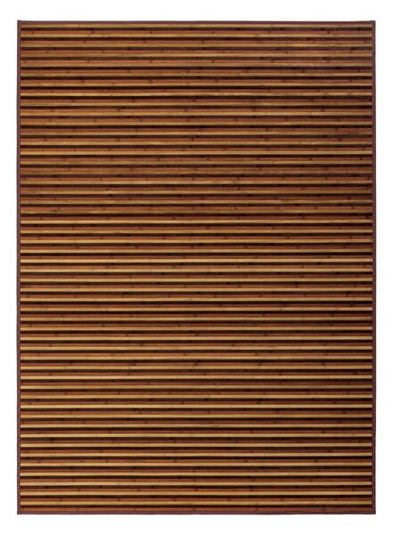 Senf žuti/smeđi tepih od bambusa 180x250 cm – Casa Selección