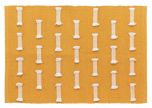 Oker žuti periv tepih 50x80 cm Juline – douceur d'intérieur