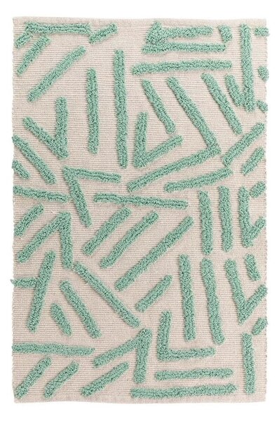 Mentol zeleni/krem periv tepih 60x90 cm Athena – douceur d'intérieur