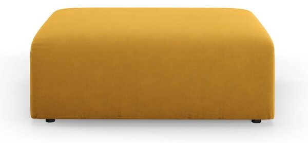 Senf žuti baršunast tabure Santi – Interieurs 86