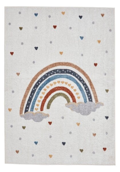 Krem dječji tepih 80x150 cm Vida Rainbow – Think Rugs