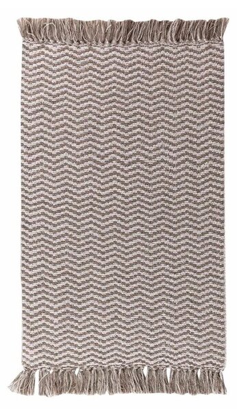 Svjetlo smeđi periv tepih 50x80 cm Alessia – douceur d'intérieur