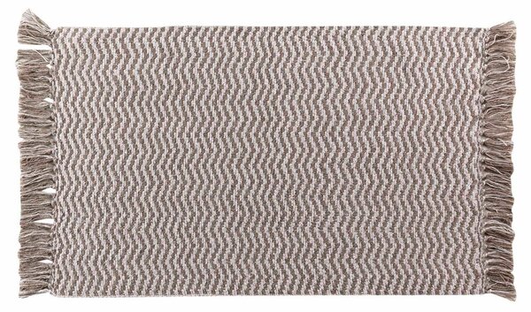 Svjetlo smeđi periv tepih 50x80 cm Alessia – douceur d'intérieur