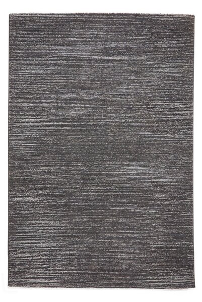 Tamno sivi periv tepih od recikliranih vlakna 120x170 cm Flores – Think Rugs