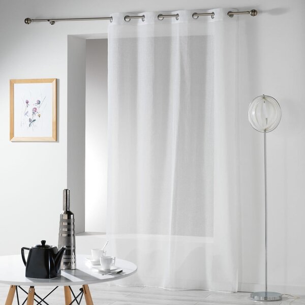 Bijela prozirna zavjesa 140x240 cm Telma – douceur d'intérieur
