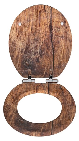 WC daska s automatskim zatvaranjem 37 x 43 cm Rustic – Wenko