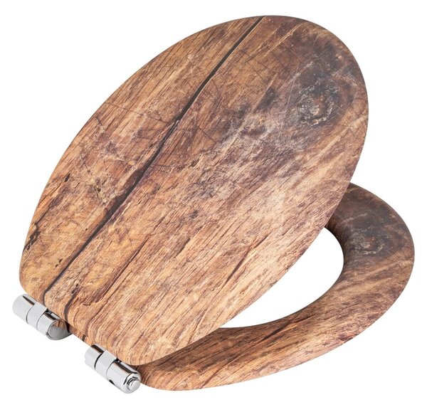 WC daska s automatskim zatvaranjem 37 x 43 cm Rustic – Wenko
