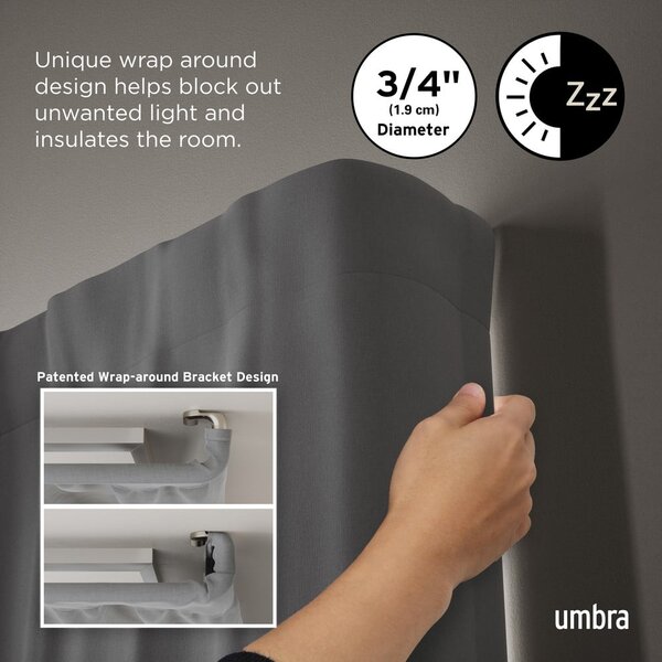 Željezna proširiva karniša 76 - 213 cm Twilight – Umbra