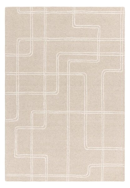 Bež ručno rađen vuneni tepih 120x170 cm Ada – Asiatic Carpets