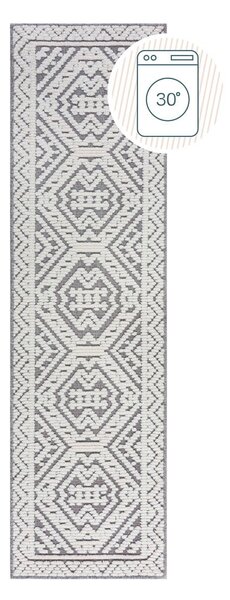 Siva perivia staza od šenila 60x240 cm Jaipur – Flair Rugs