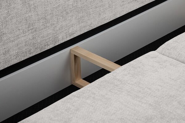 Svijetlo siva sofa 240 cm Matera – Cosmopolitan Design