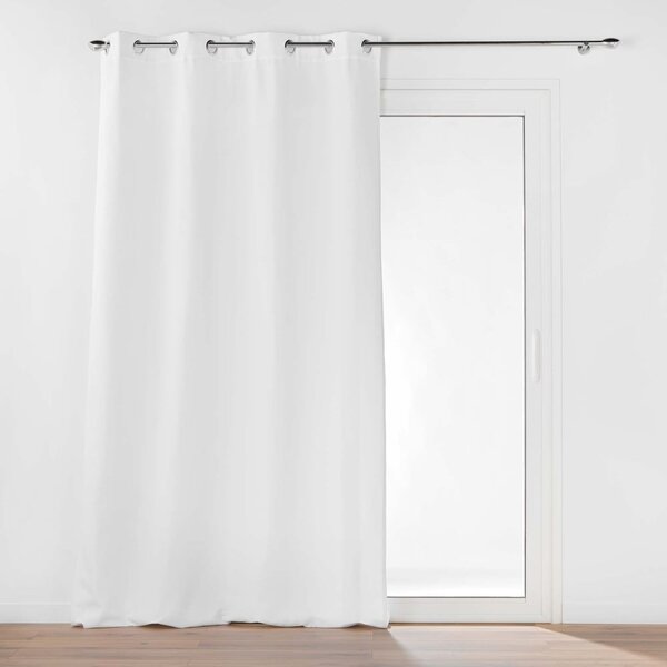 Bijela zavjesa sa zvučnom izolacijom od mikrovlakana 135x260 cm Micropolar – douceur d'intérieur