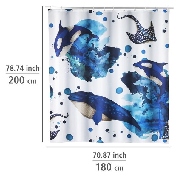 Tuš zavjesa 200x180 cm Aquaris – Wenko