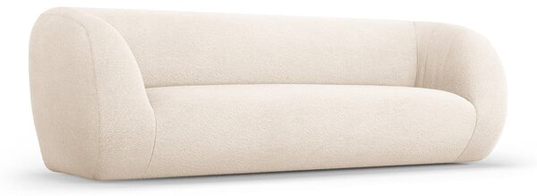 Krem sofa od bouclé tkanine 230 cm Essen – Cosmopolitan Design