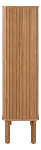 Ormarić u dekoru hrasta s kliznim vratima u prirodnoj boji 80x145 cm Langley – Actona