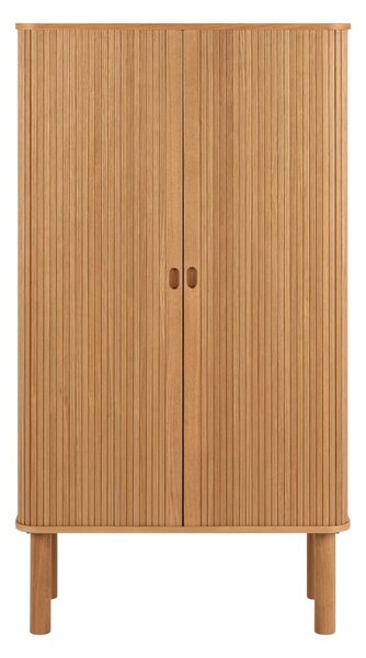 Ormarić u dekoru hrasta s kliznim vratima u prirodnoj boji 80x145 cm Langley – Actona